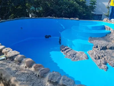 Custom riverstone work using local rock